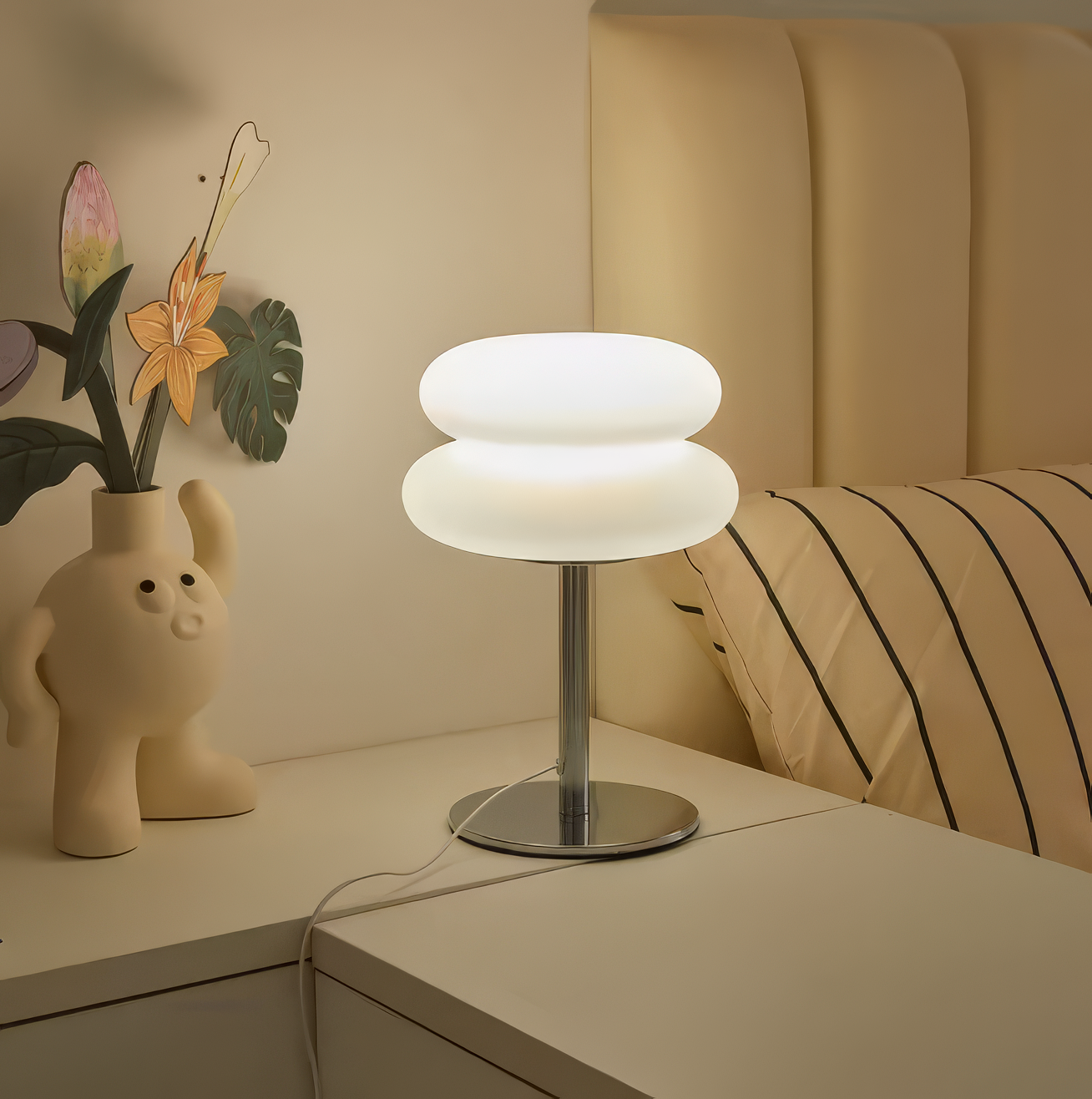 Cocoona | Lampe en verre Macaron